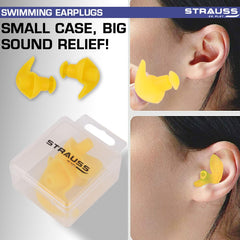 Strauss Swimming Earplugs - Great for study sessions at home