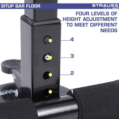 Strauss Sit-Up Bar - Push-ups and sit-ups trainer