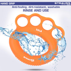 Strauss adjustable finger exerciser - ergonomic design for all hands