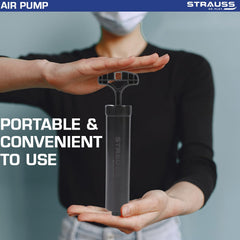 Strauss air pump - handy tool for coaches