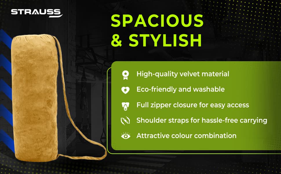 Strauss Eco-Friendly Gym Bag - Lightweight travel companion