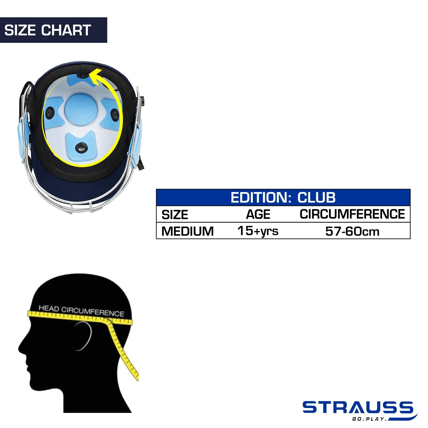 Strauss Sports Cricket Helmet - Outdoor sports activity