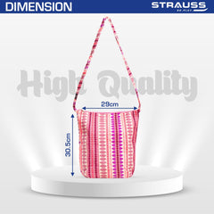 Strauss Jacquard Gym Bag - Lightweight and Durable