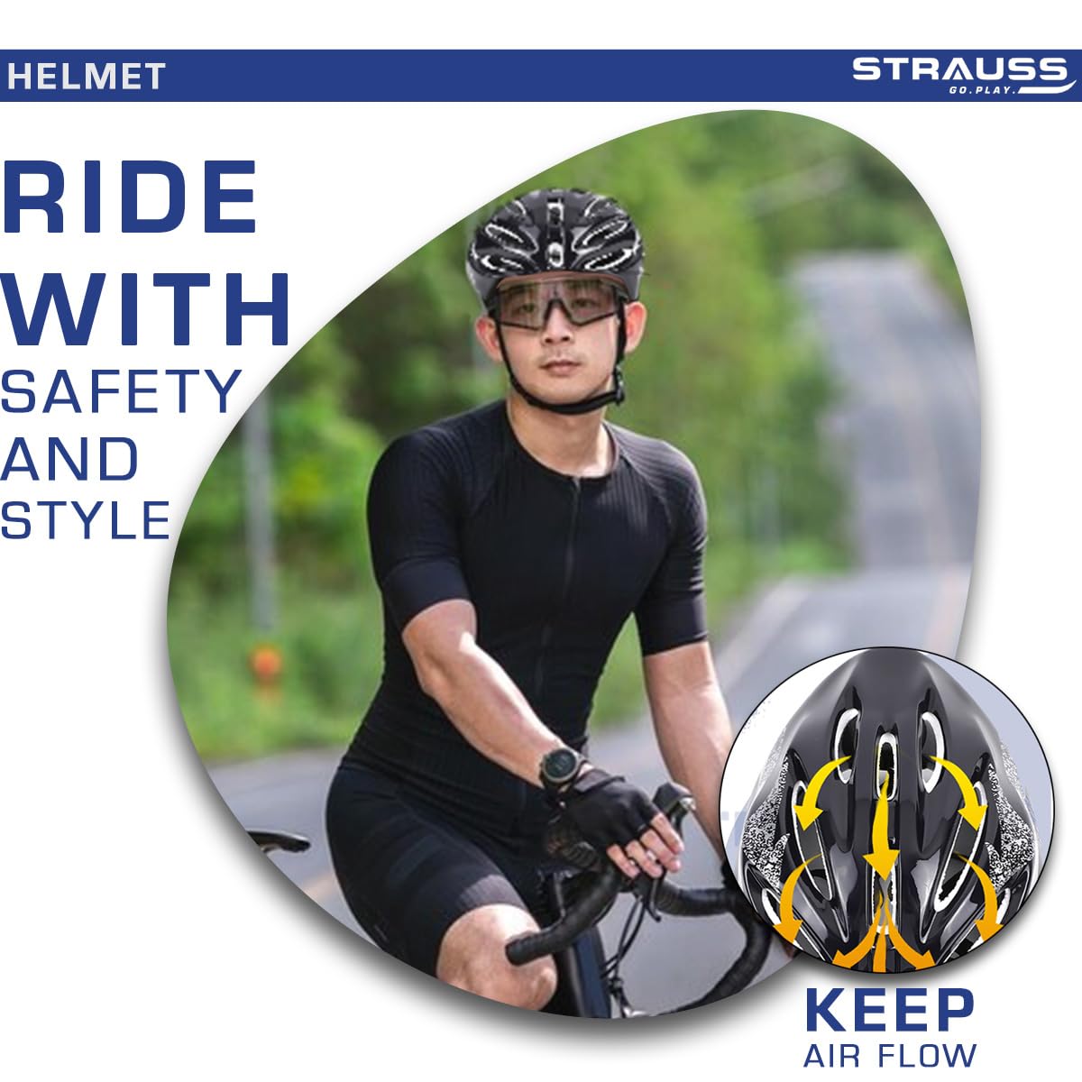 Strauss Cycling Helmet - Perfect for Skateboarding