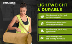 Strauss Washable Velvet Gym Bag - Convenient and practical