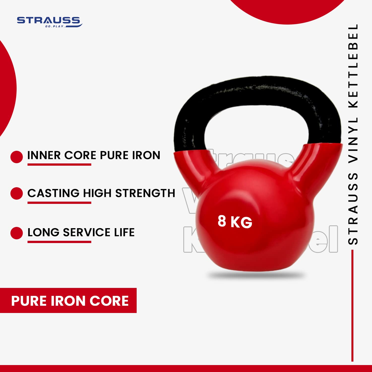 Strauss kettlebell - Durable vinyl design