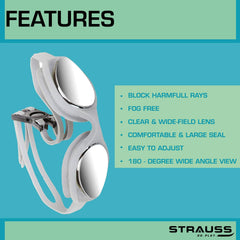 Strauss sports swimming goggles - perfect for competitive swimming