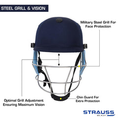 Strauss Sports cricket helmet - lightweight sports equipment