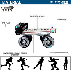 Strauss Tenacity Roller Skates - Safe and secure fit