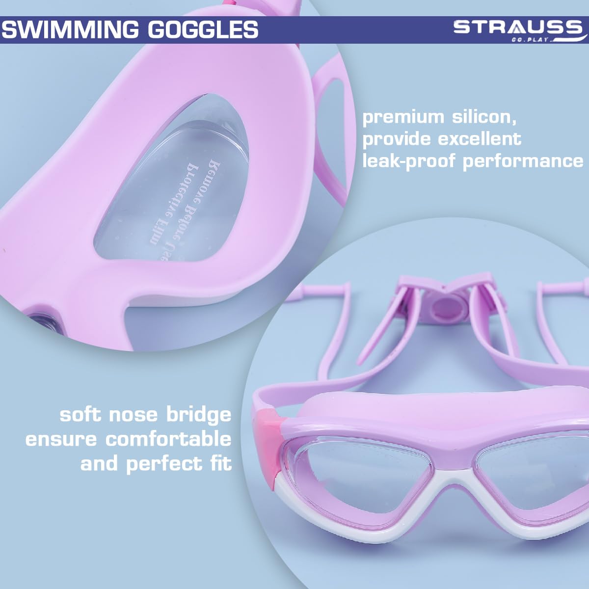 Strauss Sports swimming goggles - Perfect for recreational swimming