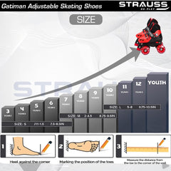 Strauss Gatiman roller skates - neighborhood cruising