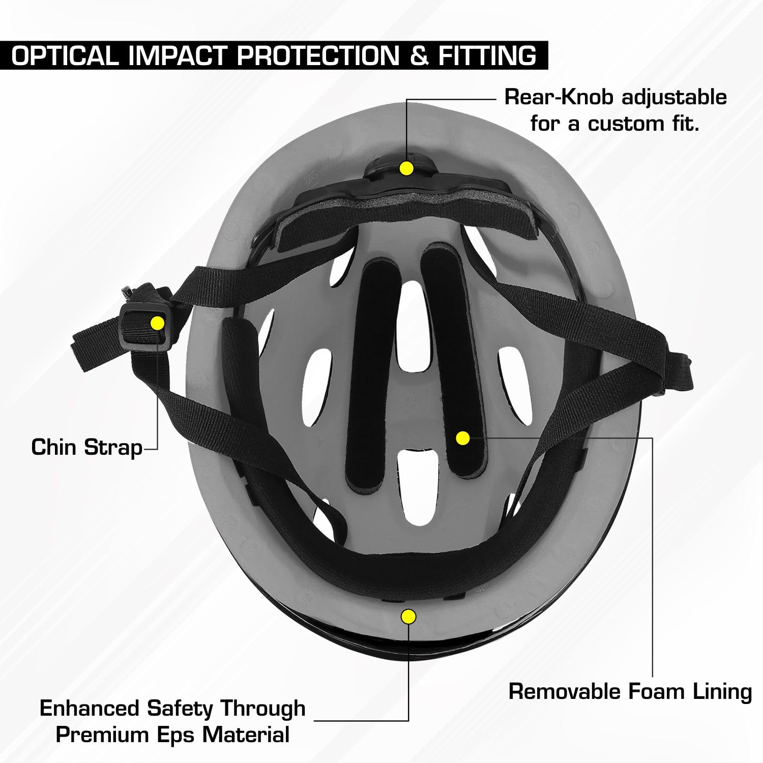 Strauss Adjustable Cycling Helmet - Comfortable adult safety