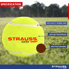 Strauss Cricket Tennis Balls - beach cricket fun