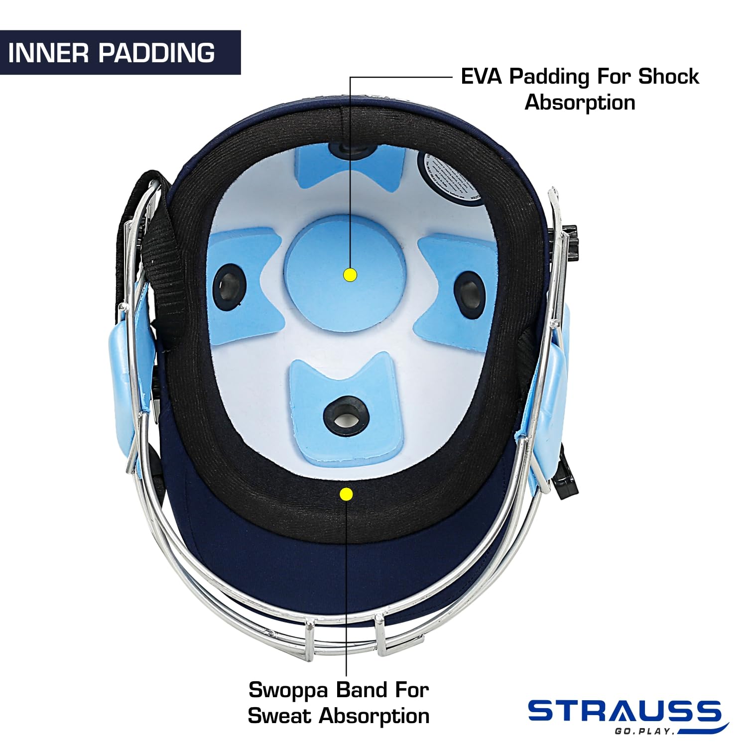 Strauss Classic Cricket Helmet - Lightweight protective gear