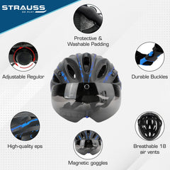 Strauss Cycling Helmet - Ideal for mountain biking