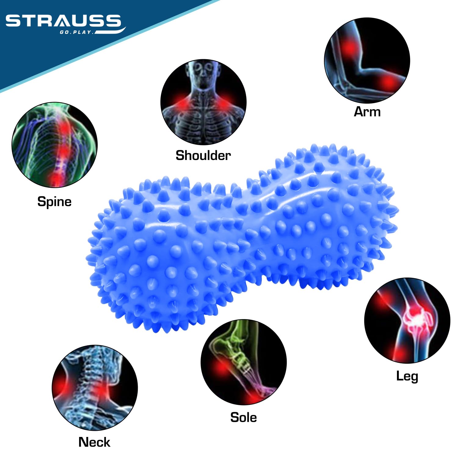 Strauss Massage Lacrosse Ball - Foot massage therapy