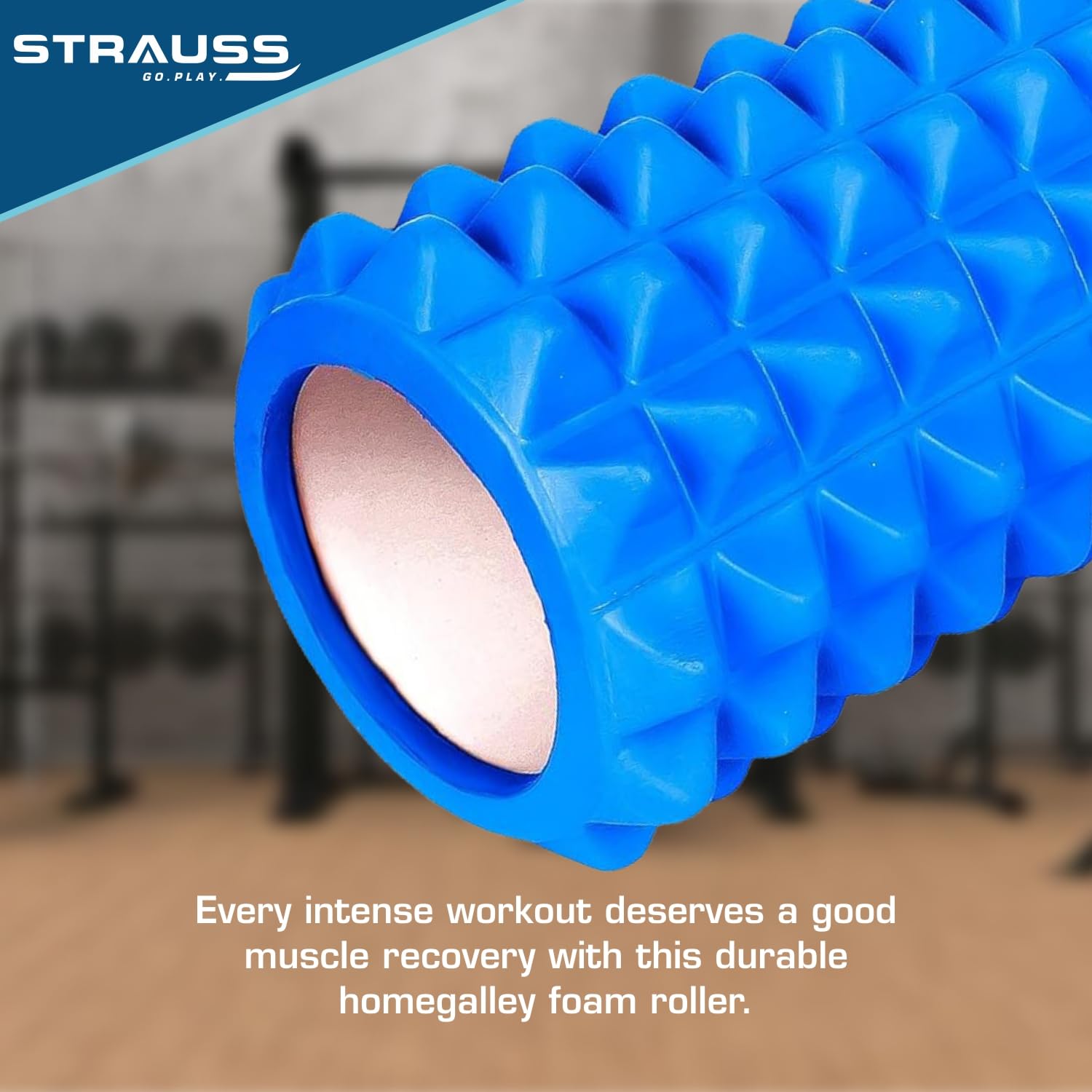 Strauss Grid Foam Roller Eco-Friendly Spikes Foam Roller