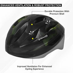 Strauss EPS foam helmet - Effective impact resistance for kids