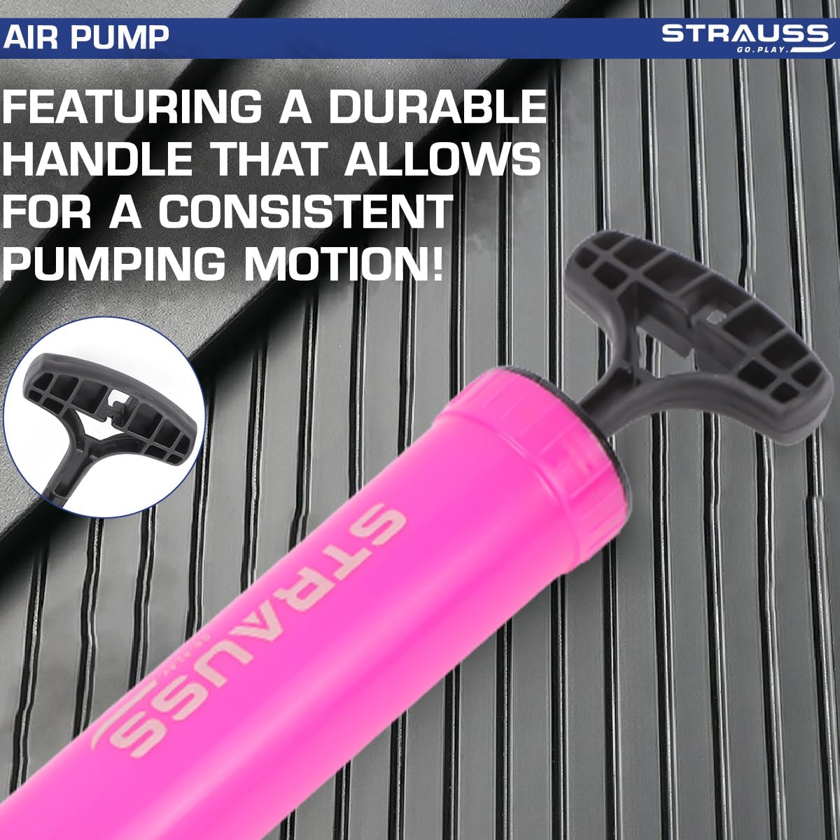 Strauss air inflator - ideal for football and rugby