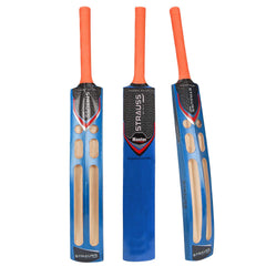 Strauss Master Scoop Tennis Cricket Bat,Full Duco,Blue, (Singapur Handle)