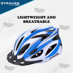 Strauss Cycling Helmet - Safety Light Feature for Night Rides