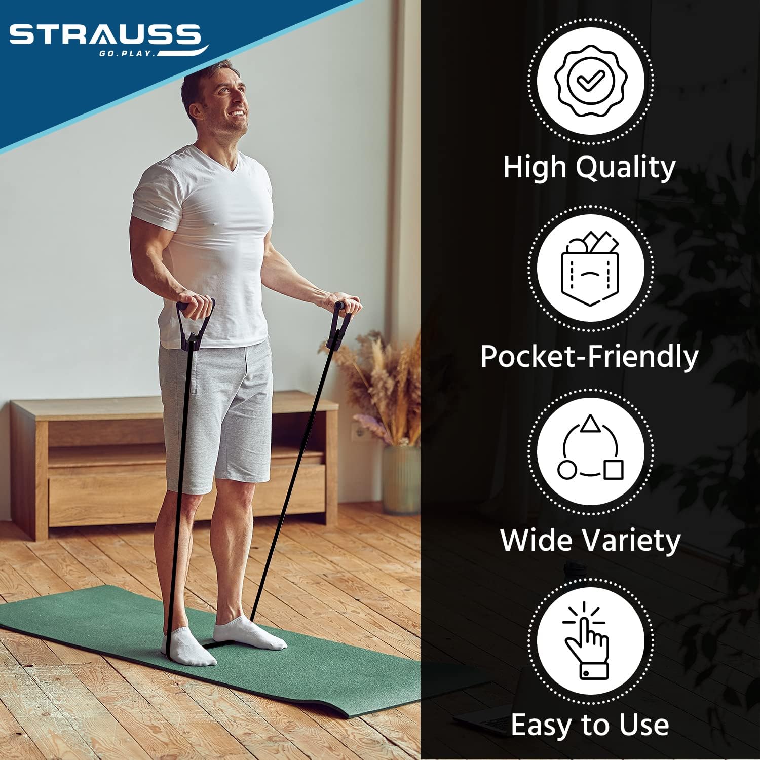 Strauss resistance tube - Compact exercise equipment