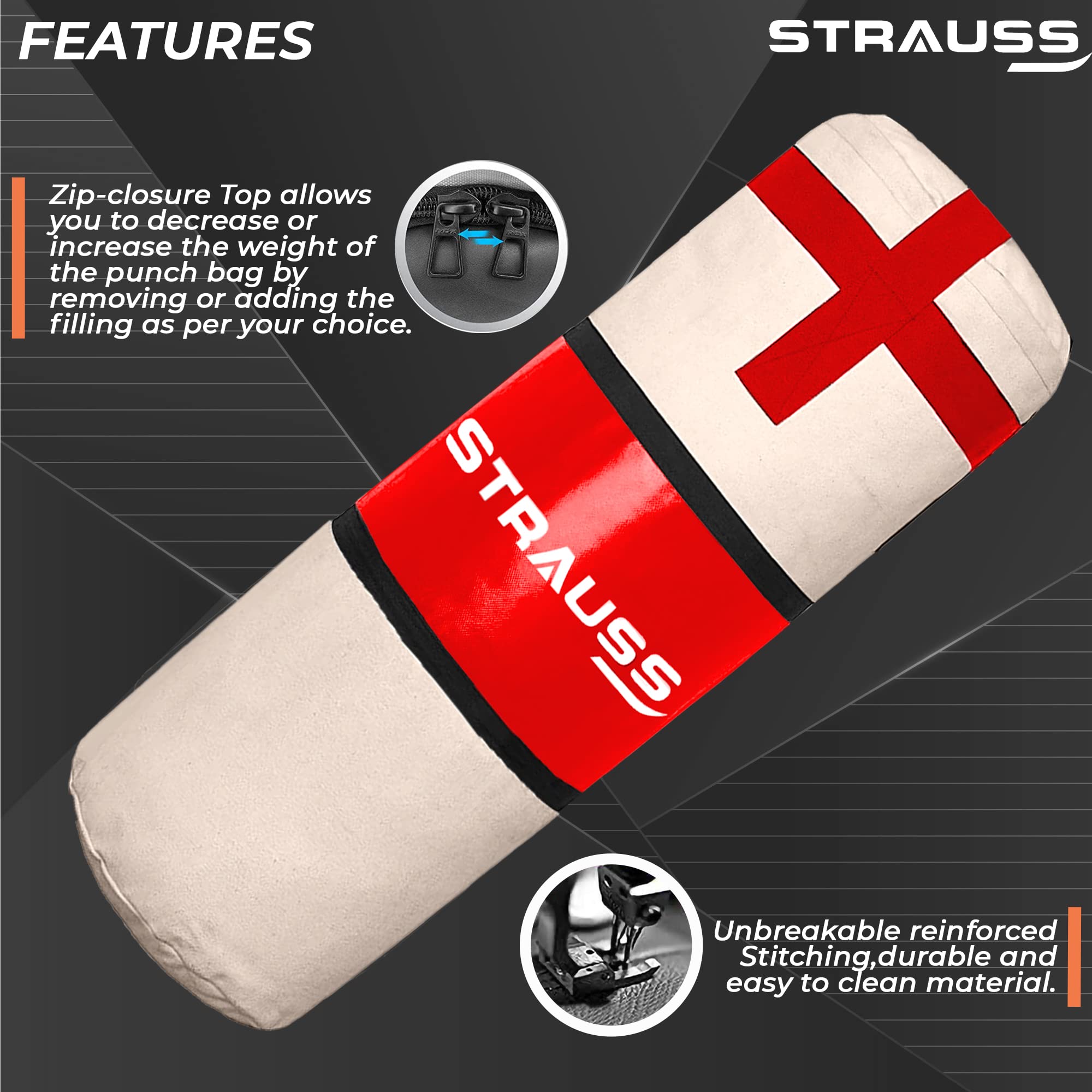 Strauss filled gym bag - fitness accessory