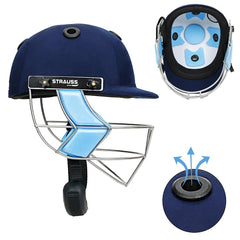 Strauss Cricket Helmet - ideal for cricket practice sessions