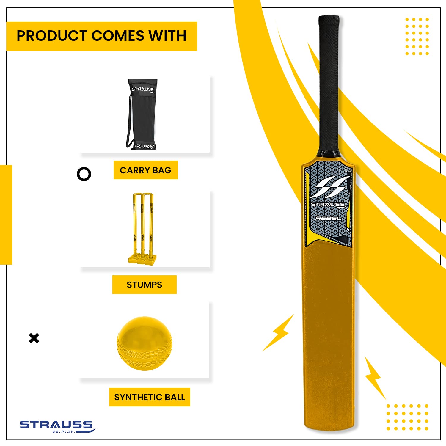 Strauss Sports Cricket Ball - Enhance your skills