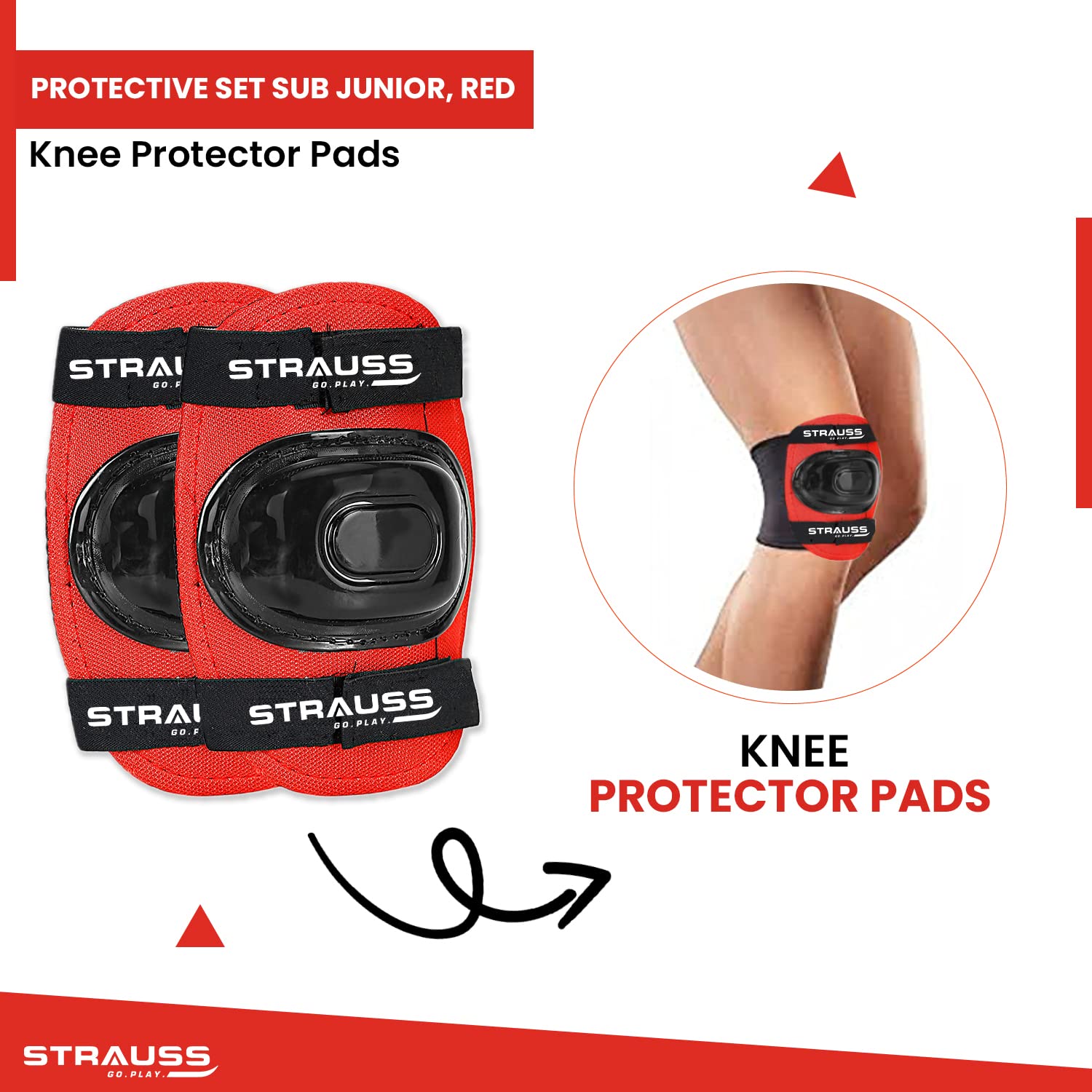 Strauss Elbow Pads - essential for safe inline skating