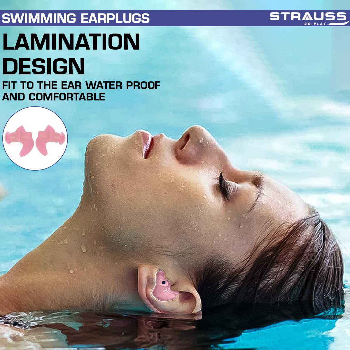 Strauss earplugs - flexible silicone for all ages