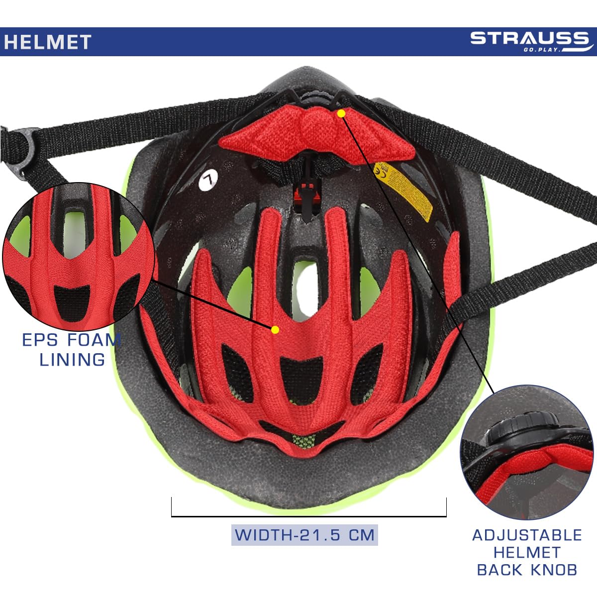 Strauss Veloguard Cycling Helmet - Stylish and Functional for Kids