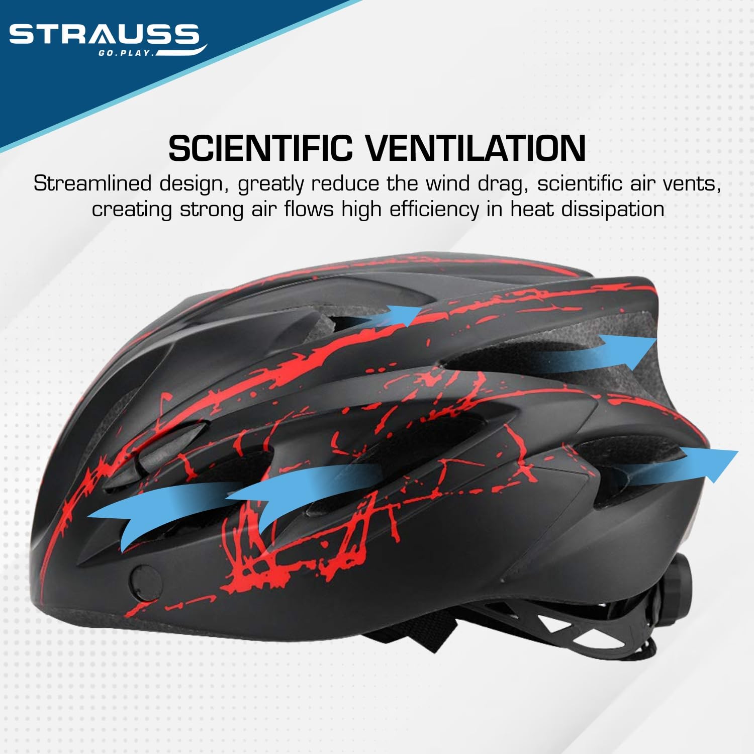 Strauss Cycling Helmet - Lightweight and stylish safety gear