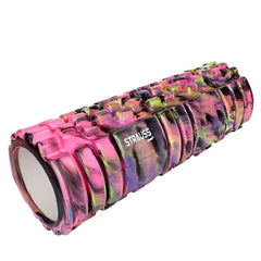 Strauss Deep Tissue Massage Foam Roller, 45 cm, (Pink)