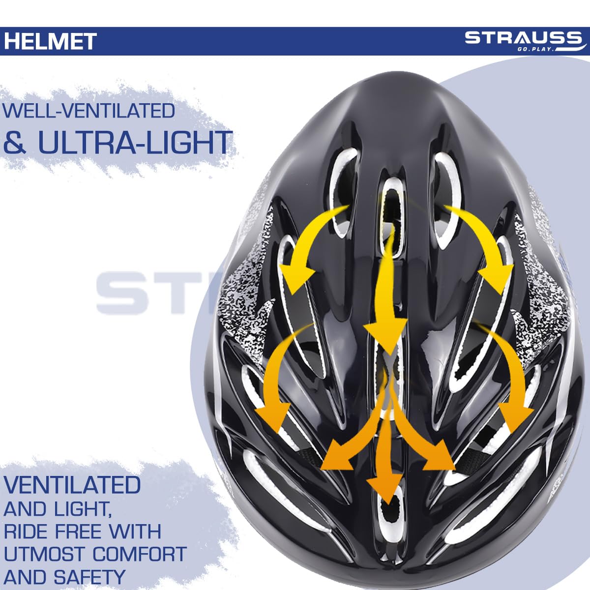 Strauss Cycling Helmet - Comfortable for Kids