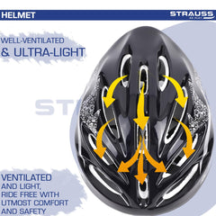 Strauss Cycling Helmet - Comfortable for Kids