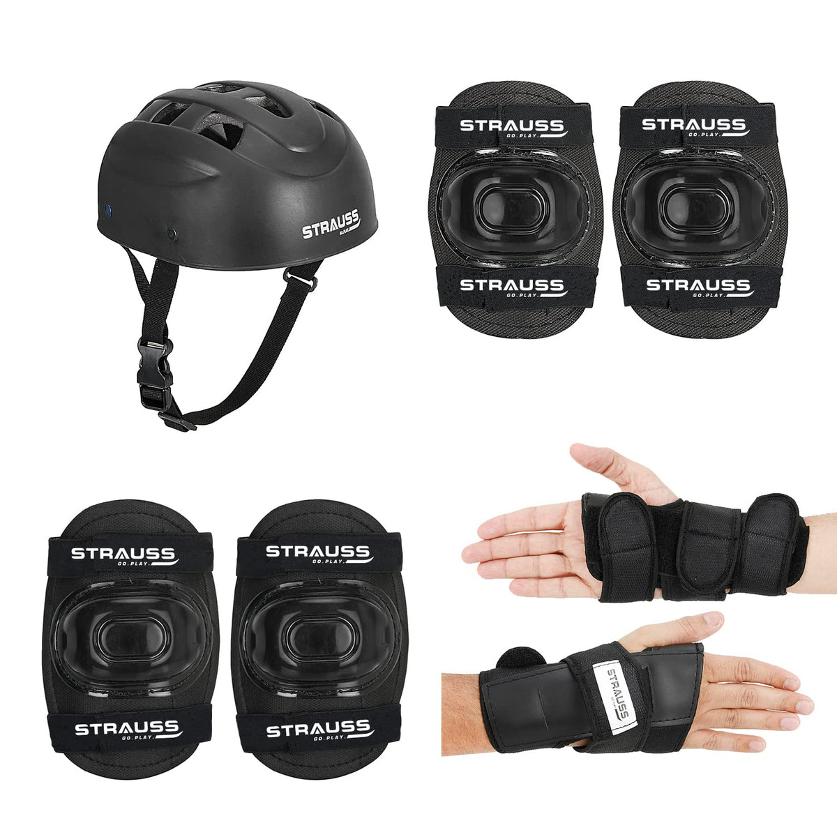 Strauss All-in-One Set - Complete safety kit for biking