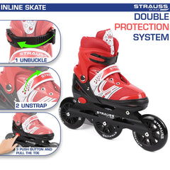 Strauss Inline Skates - Smooth gliding on streets