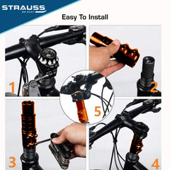 Strauss Cycle Handlebar - Durable cycling accessory in vibrant orange
