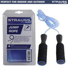 Strauss Foam Jump Rope (Blue/Black)