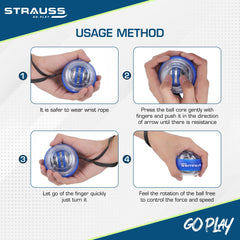 Strauss Gyro Ball - Compact and portable workout companion