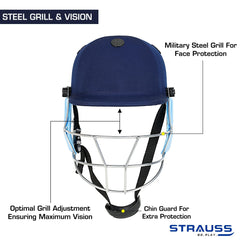 StraussHelmetSupreme - Comfortable protection for cricket