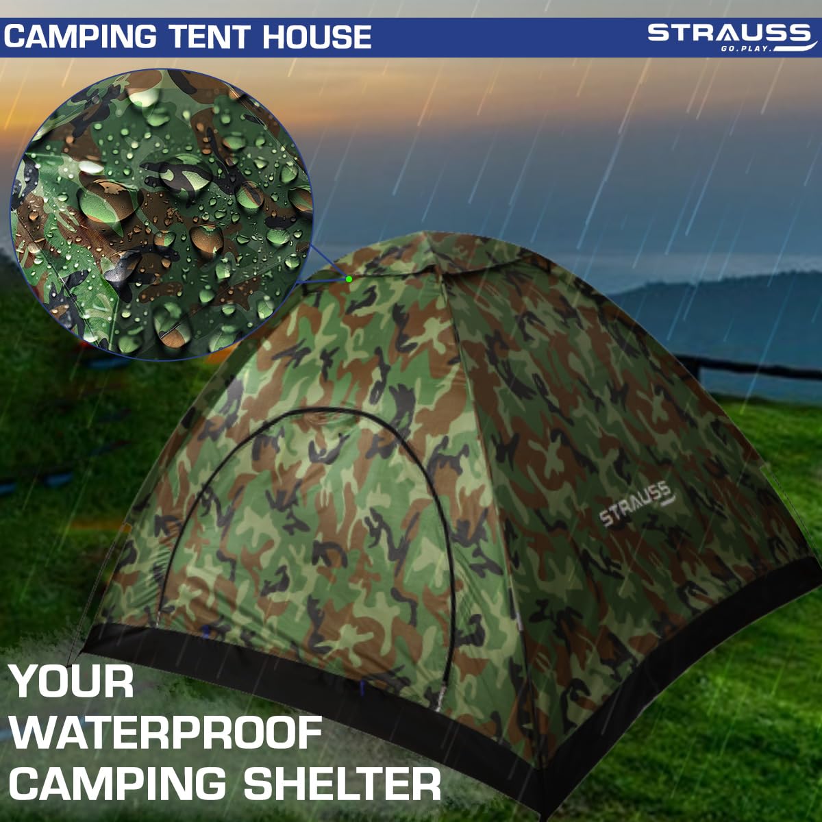 Strauss automatic tent - picnic ready