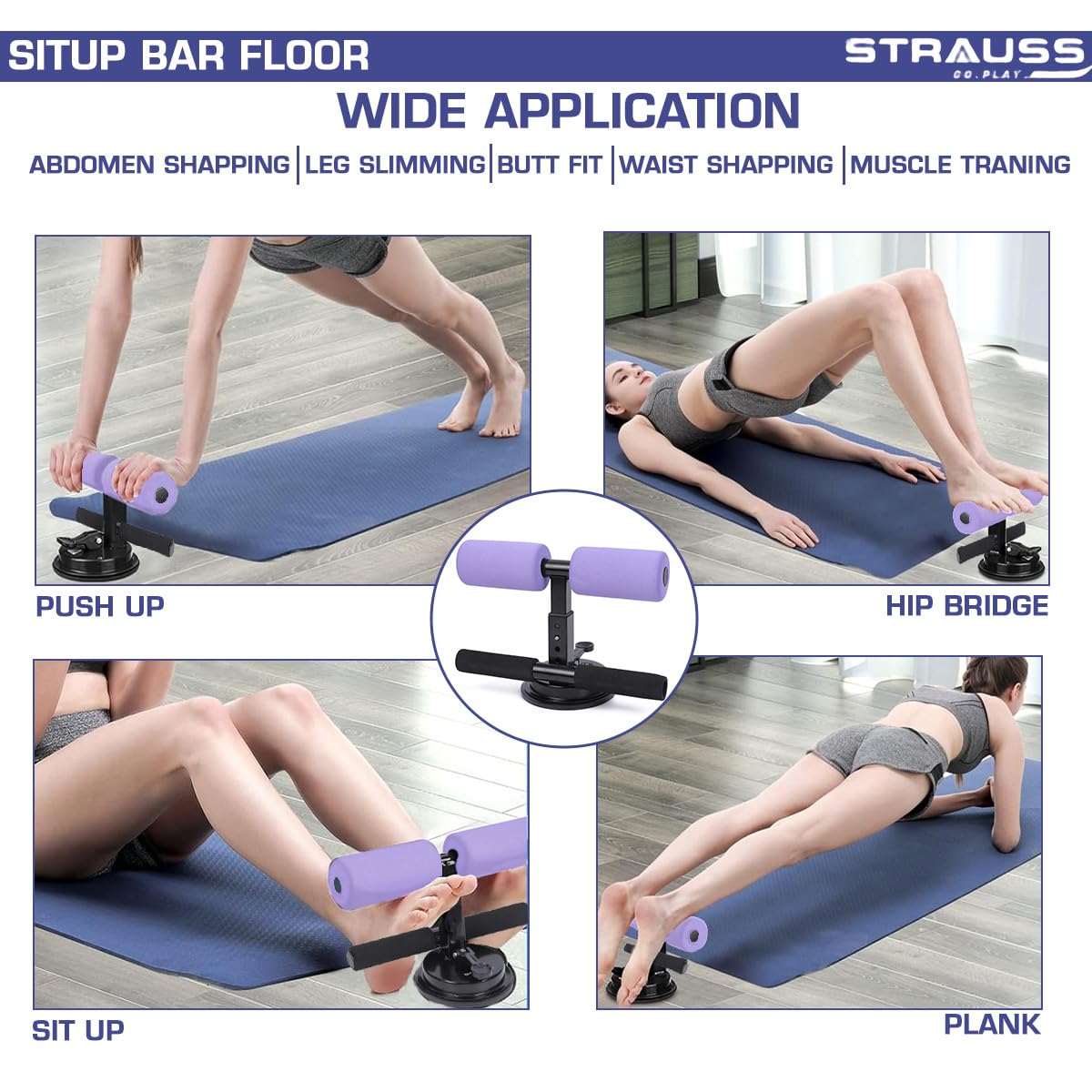 Strauss Sit-Up Bar - Office exercise aid
