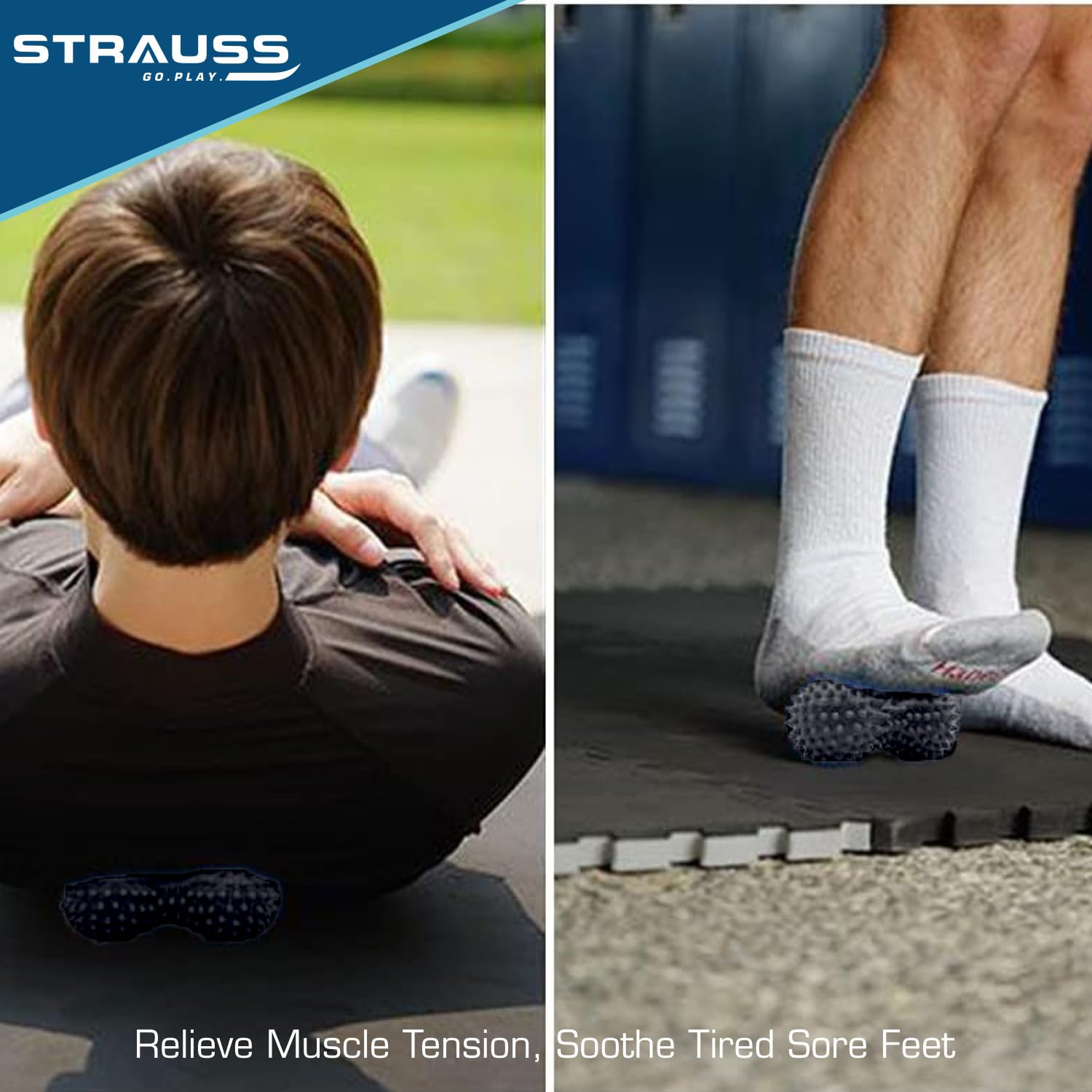 Strauss Massage Lacrosse Ball - effective all-over body therapy