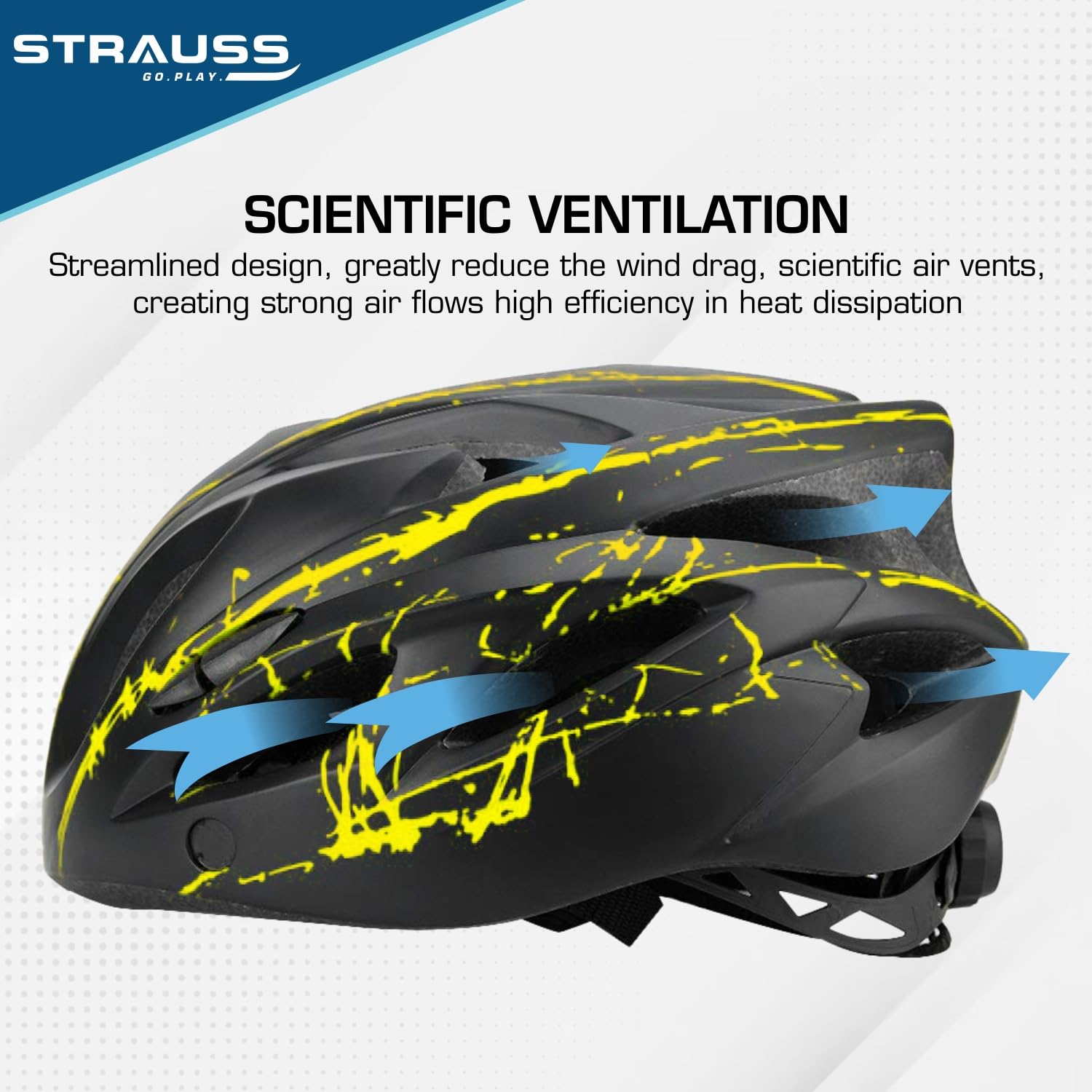 Strauss Cycling Helmet - Detachable goggles feature