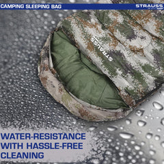 STRAUSS camping sleeping bag - versatile for all seasons