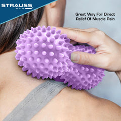 Strauss Spiky Massage Ball - Ideal for back and foot massage