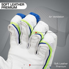 Strauss sports batting gloves - extra soft leather features