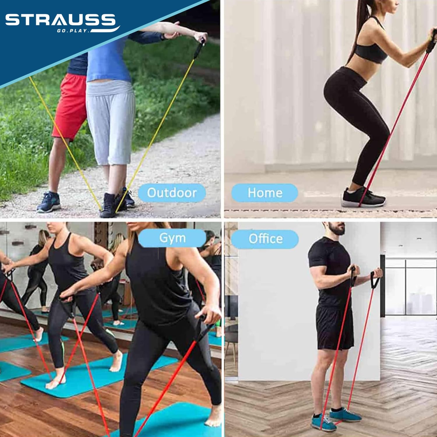 Strauss resistance tube - Outdoor fitness training